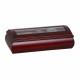 Mele and Co Emery Glass Top Wooden Watch Box in Cherry Finish
