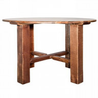 Homestead Collection Bistro Table, Stain & Clear Lacquer Finish
