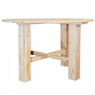 Homestead Collection Bistro Table, Clear Lacquer Finish