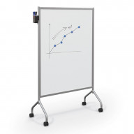 Essential Mobile Whiteboard - Magnetic - Platinum