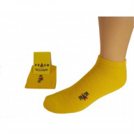 PRASM (Premium Egyptian Cotton) MENS Low-Cut Ankle Socks - 1 PAIR-Yellow
