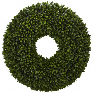 24 Boxwood Artificial Wreath