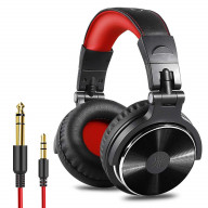 OneOdio Over Ear Headphone, Wired Bass Headsets, Red