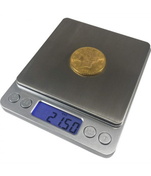 This pocket scale with its large stainless steel platform is Ideal for weighing jewelry, tobacco, gunpowder, coffee beans, and medications.