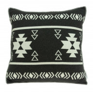 Parkland Collection Sioux Southwest Black Pillow Cover With Poly Insert