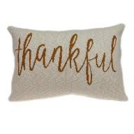 Parkland Collection Gold_Thankful Transitional Beige Throw Pillow