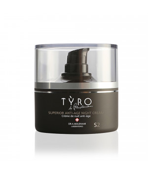 Superior Anti-Age Night Cream by Tyro for Unisex - 1.69 oz Cream