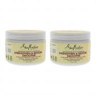 Jamaican Black Castor Oil Strengthen & Restore Smoothie Cream - Pack of 2 by Shea Moisture for Unisex - 12 oz Cream