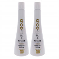 Revitalize Shampoo by Helis Gold for Unisex - 10.1 oz Shampoo - Pack of 2