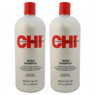 Moisture Therapy Infra Shampoo by CHI for Unisex - 32 oz Shampoo - Pack of 2