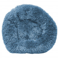 Pet Life 'Nestler' High-Grade Plush and Soft Rounded Dog Bed - Large / Blue