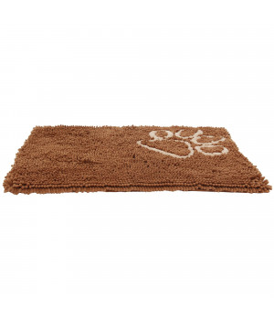 Pet Life 'Fuzzy' Quick-Drying Anti-Skid and Machine Washable Dog Mat - One Size / Light Brown