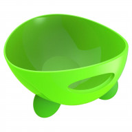 Pet Life 'Modero' Dishwasher Safe Modern Tilted Dog Bowl - One Size / Green