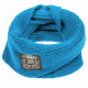 Touchdog Heavy Knitted Winter Dog Scarf- One Size/Blue