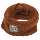 Touchdog Heavy Knitted Winter Dog Scarf- One Size/Coffee