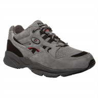 Propet Stability Walker Men's Sneakers - Grey/Black Nubuck, Size 13