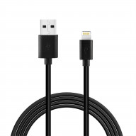 Reiko 3.3FT PVC Material 8 PIN USB 2.0 Data Cable In Black And Simple Packaging