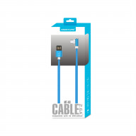 Moisture 2.6A Premium Full Steel Data Cable In Blue