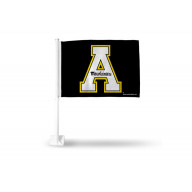 Appalachian State Black Car Flag - Primary Logo