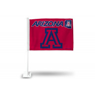 Arizona Car Flag Red Bkg