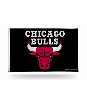 Chicago Bulls 3 X 5 Banner Flag