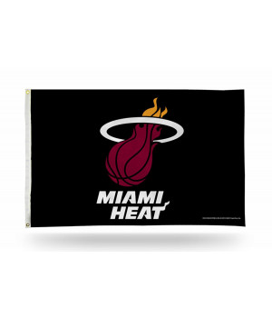 Miami Heat Banner Flag Black
