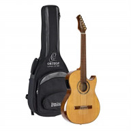 Signature Series Ben Woods Solid Top Thinline Crossover Acoustic-Electric Nylon Classical Guitar with Bag
