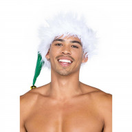 LI578 - Naughty Holiday Elf Hat - One Size / Green/White