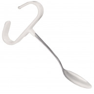 VERTICAL HANDLE TABLESPOON, WHITE