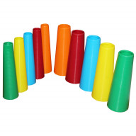 PLASTIC STACKING CONES, SMALL, SET OF 30