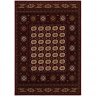 Ergode  Traditional Runner Area Rug (2x8 feet) Transitional - 2'3" x 8', Red