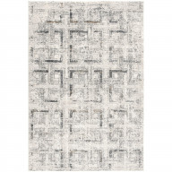 Ergode  Modern Abstract Area Rug (5x8 feet) - 5'3" x 7'7", Cream Grey