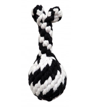 Small Super Scooch Rope Drumstick With Squeaker 6.5 Inch