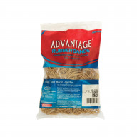 Alliance Advantage Latex Rubber Band, No 16, 2-1/2 L x 1/16 W in, 1/4 lb Box, Natural