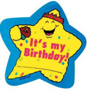 Creative Teaching Press It's My Birthday! Star Badges