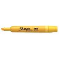 Sharpie Accent Smear Guard Non-Toxic Smear-Resistant Tank Style Highlighter, Chisel Tip, Yellow, Pack of 12