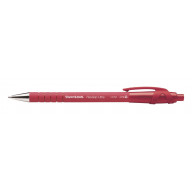 Paper Mate FlexGrip Ultra Non-Retractable Ballpoint Stick Pen, Red, Pack of 12