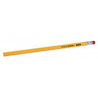 School Smart Hexagonal No. 2 Pencil with Latex-Free Eraser, Pack of 12