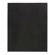School Smart 2-Pocket Folders, Black, Pack of 25