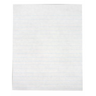 School Smart Sulphite Practice Ruled Composition Paper, 8 X 10-1/2 in, 16 lb, White, Pack of 500