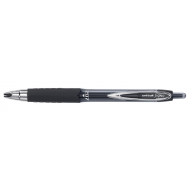 Uni-Ball 207 Comfort Grip Refillable Retractable Rollerball Gel Pen, 0.5 mm Micro Tip, Black