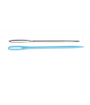 School Specialty Steel Jumbo Eye Yarn Needle, 2-3/4 in, Pack of 2