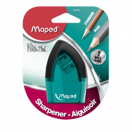 Maped Tonic 2-Hole Pencil Sharpener with Metal Insert, 2-1/2 x 1 Inches, Assorted Colors