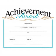 Hammond & Stephens Raised Print Achievement Recognition Award, 11 x 8-1/2 inches, Pack of 25
