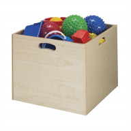 Childcraft Wooden Storage Bin, 19-7/8 x 19-7/8 x 17-5/16 Inches