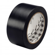 3M General Purpose Wear Resistant Floor Marking Tape Roll, 1 Inch x 36 Yards, Black, Vinyl