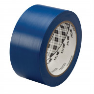 3M General Purpose Wear Resistant Floor Marking Tape Roll, 1 Inch x 36 Yards, Blue, Vinyl