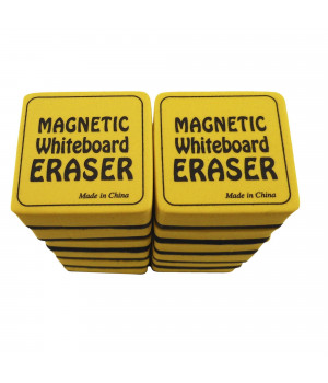 The Classics Magnetic Dry Erase Whiteboard Eraser, 2 x 2 Inches, Pack of 24