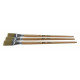 Sax Flat Golden Nylon Bristle Brush, 1 Inch Width, Pack of 3