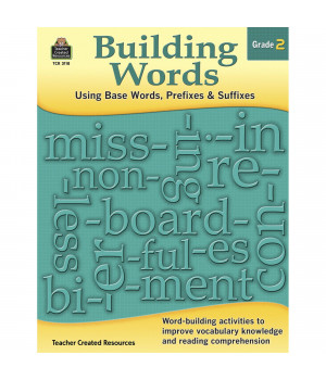 Teacher Created Resources Building Words Workbook, Grade 2